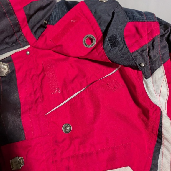Vintage Spyder Jacket Mens Size L Red Ski Winter Pockets Outdoor Pockets Winter - Picture 10 of 16
